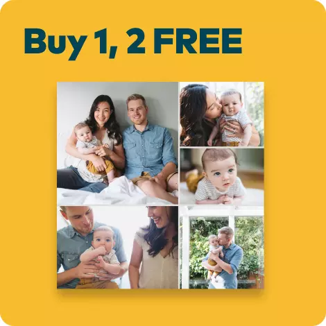 Buy1, 2 FREE 8x8 Photo Tiles 