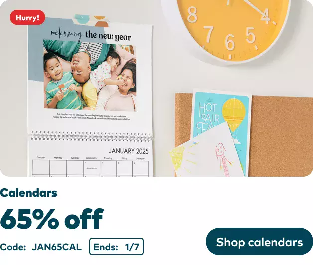 65% off Calendars