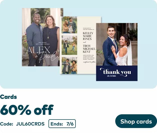 60% off Cards