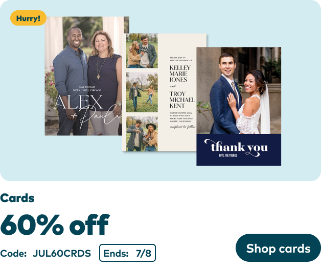 60% off Cards