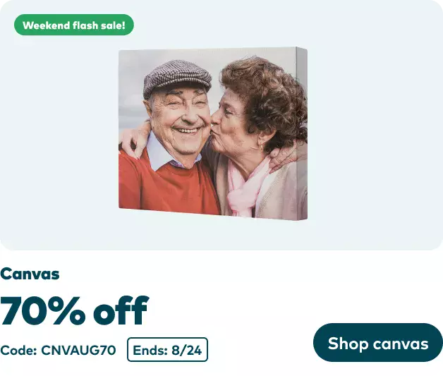 70% off Canvas Prints