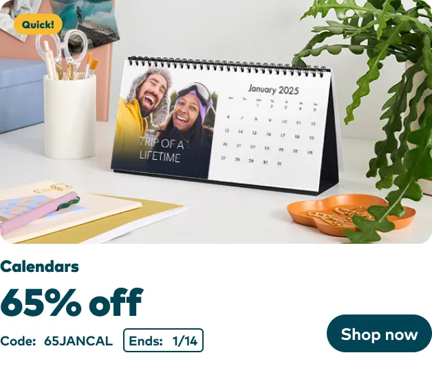 65% off Calendars