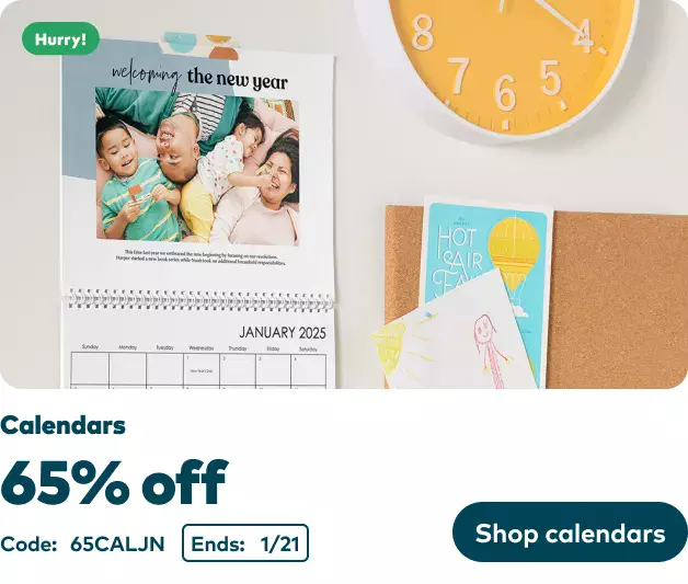 65% off Calendars