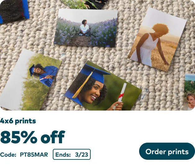 85% off 4x6 Prints