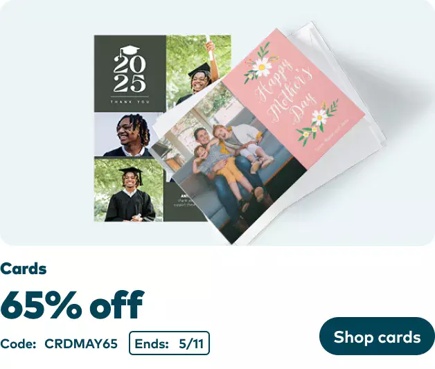 65% off Cards 