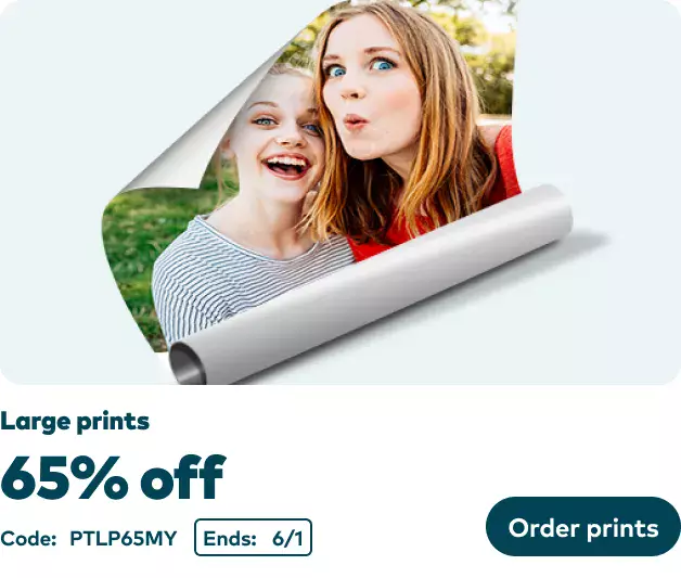 65% off Large Prints