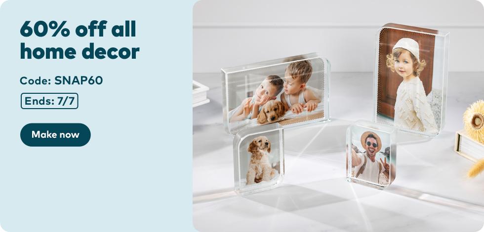 60% off all Home Decor