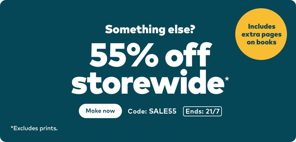 55% off Storewide*