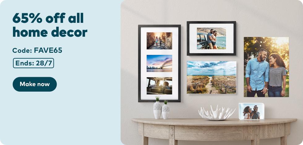65% off all Home Decor
