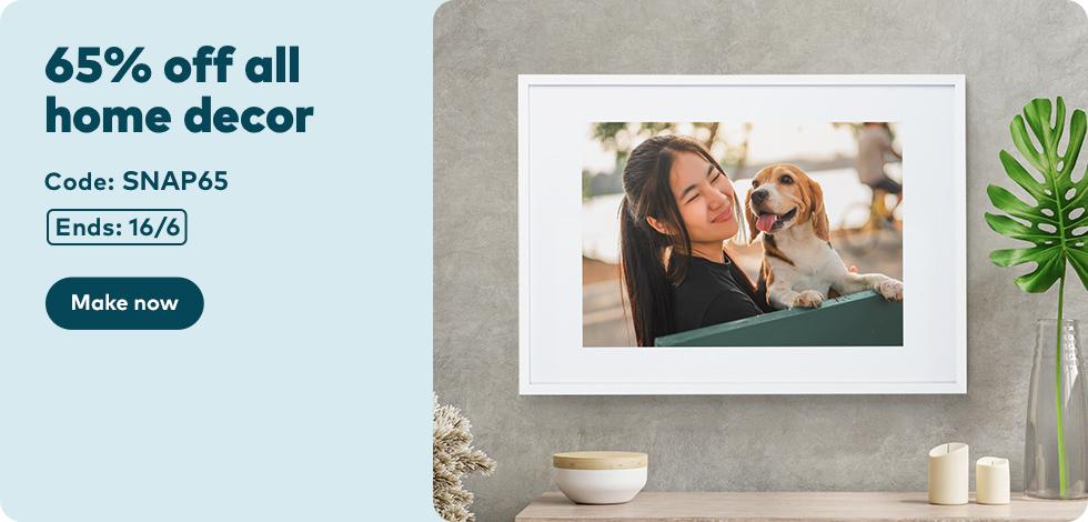 65% off all Home Decor