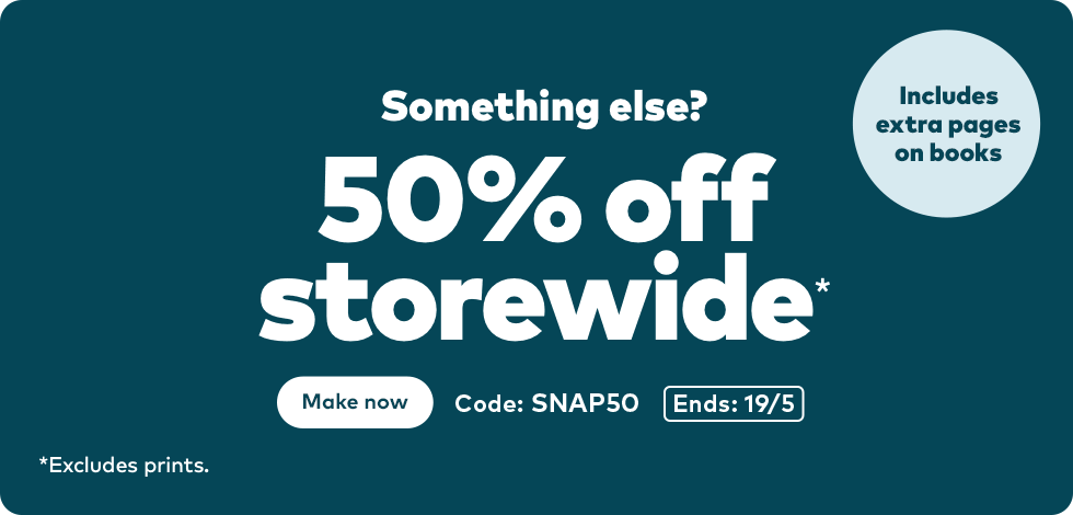 50% off Storewide*