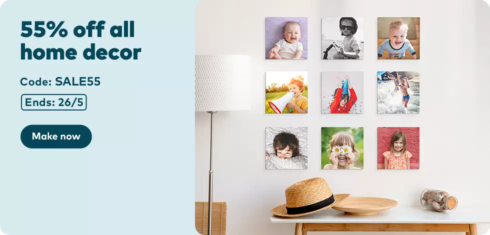 55% off all Home Decor