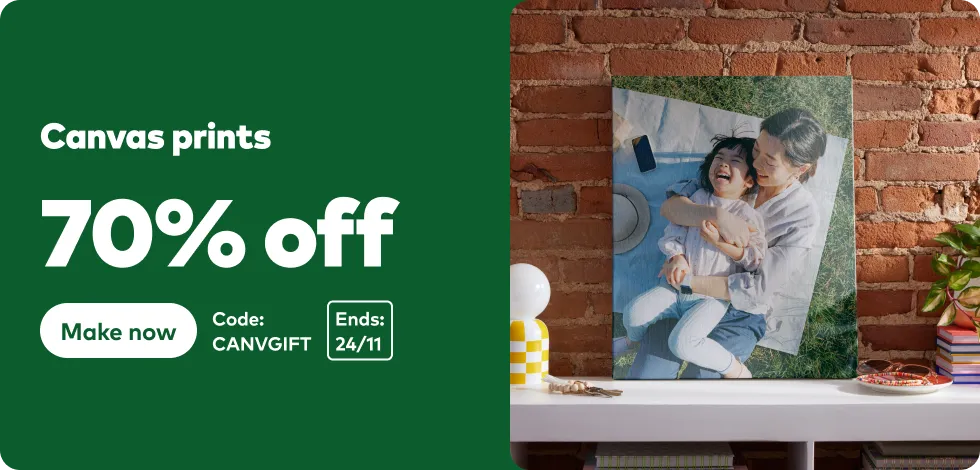 70% off Canvas Prints