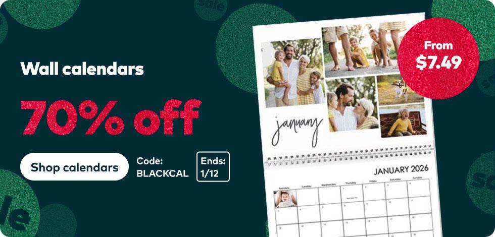 70% off Wall Calendars