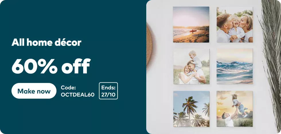 60% off all Home Decor