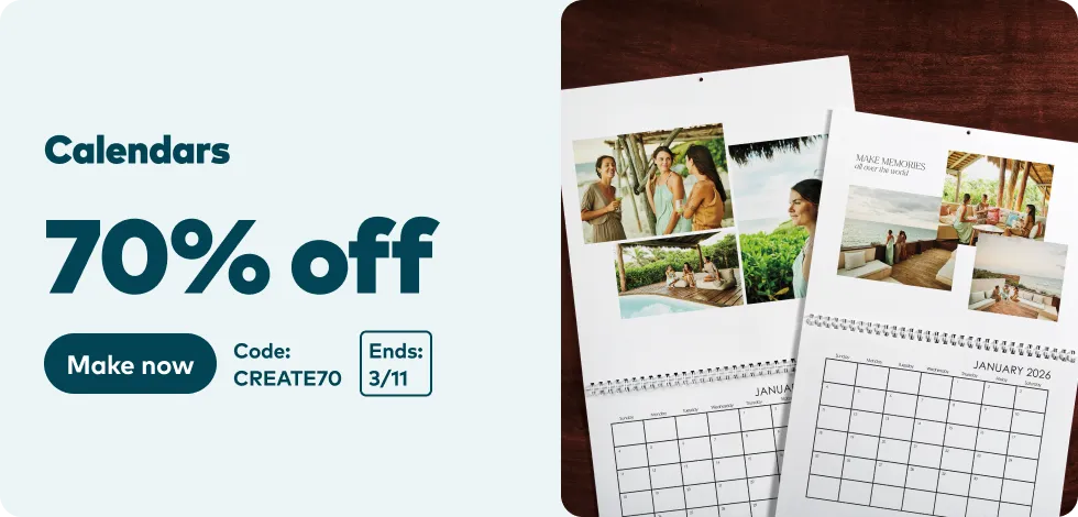 70% off all Calendars