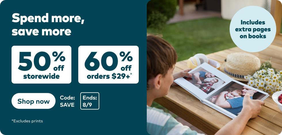 50-60% off Storewide*