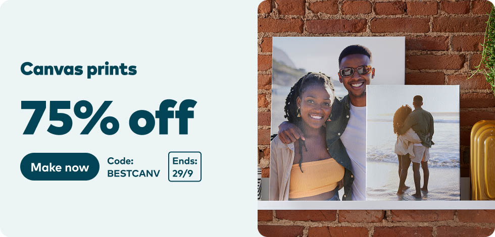 75% off all Canvas Prints