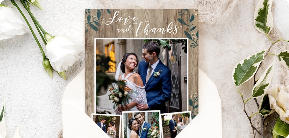 Couple thank you cards