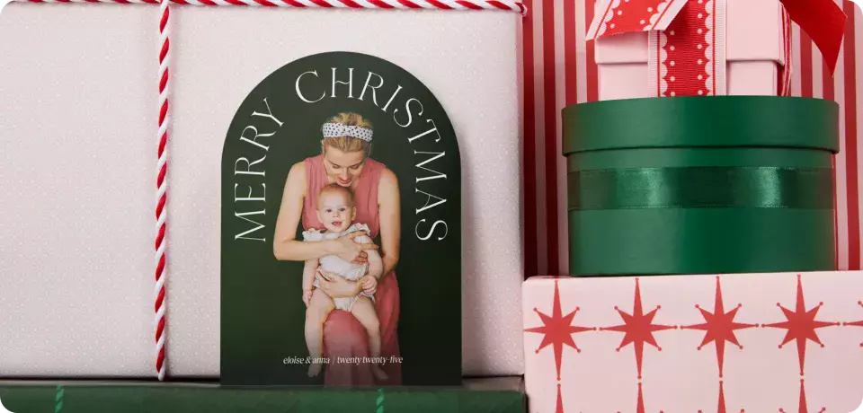 Arch cards—new shape, same holiday magic