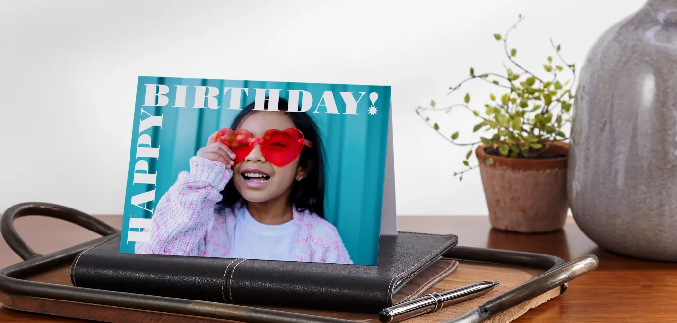 Folded greeting cards