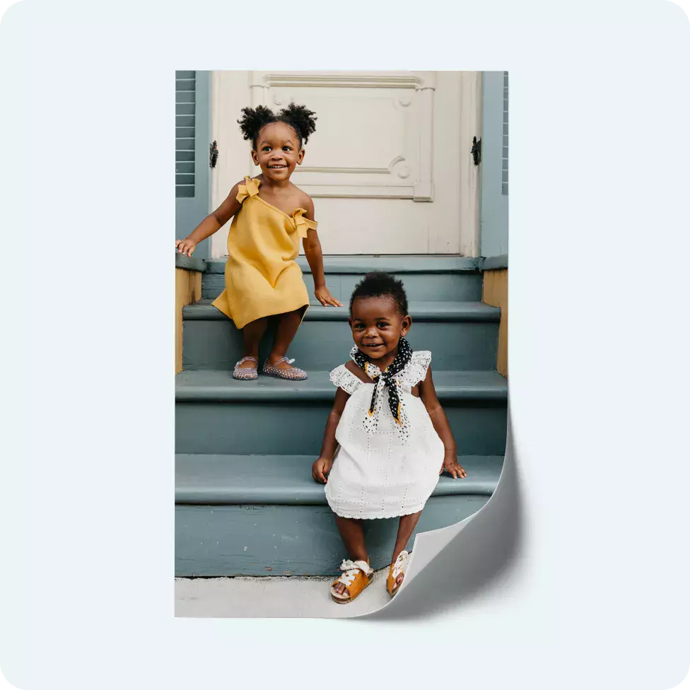 Reusable Retro Stickers Set of 5 Portrait