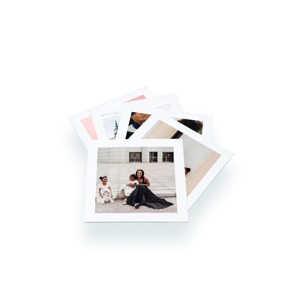 Square retro magnets