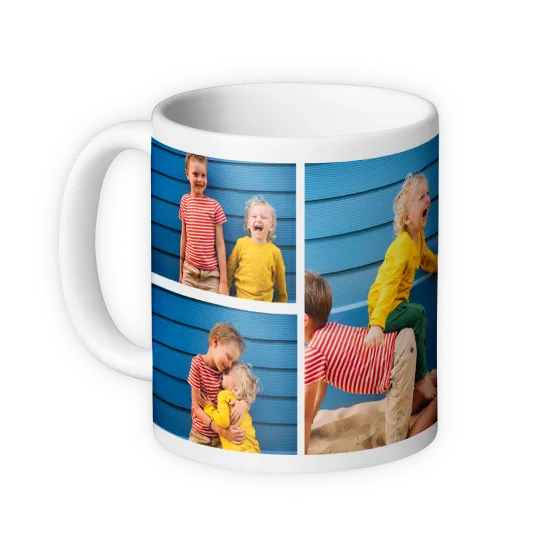 Collage photo mug