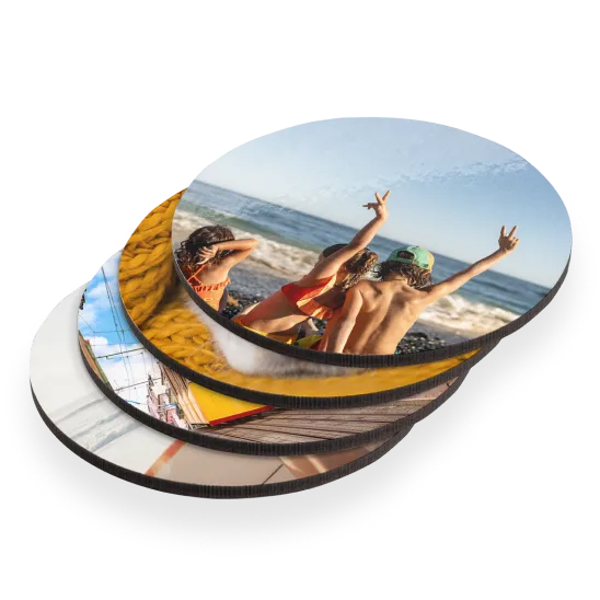 Round coasters