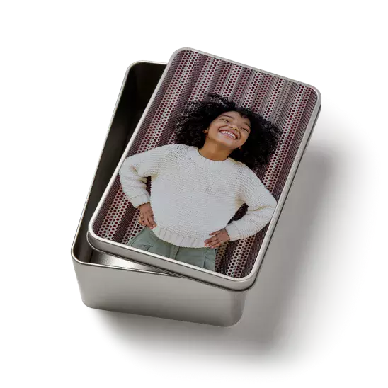 Personalised tin