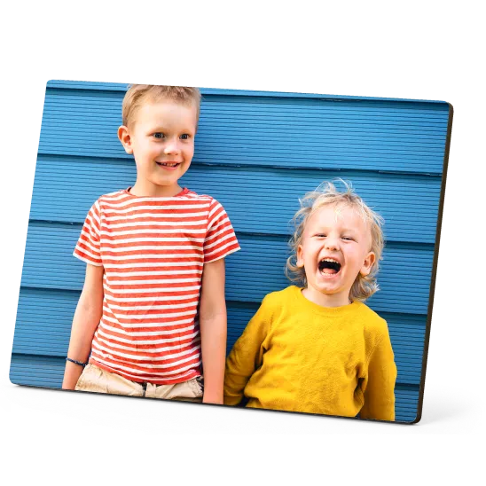 Wood photo panel