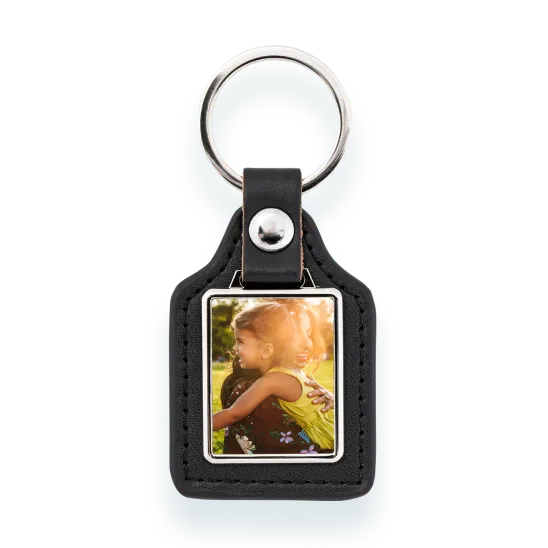 Leather keyring