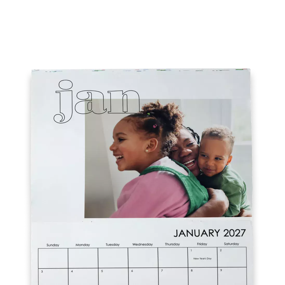 Premium stationery wall calendar