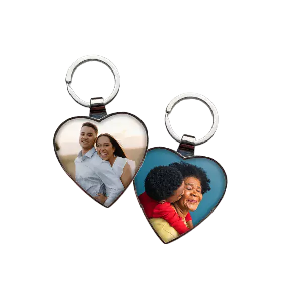 Heart keyring