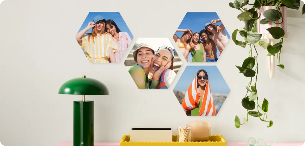 Hexagon Photo Tiles