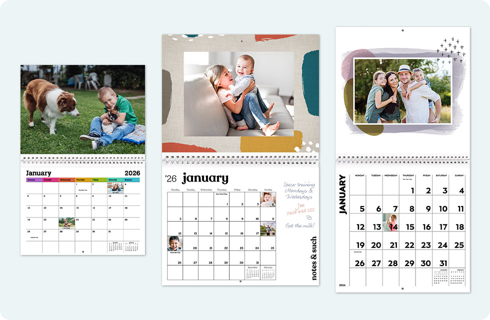 classic wall calendar, personalised calendar, photo calendar, custom calendar, printing calendars