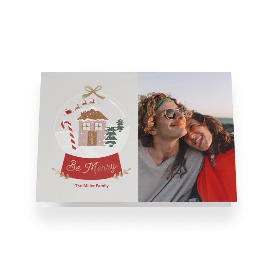 Folded card - Run run reindear