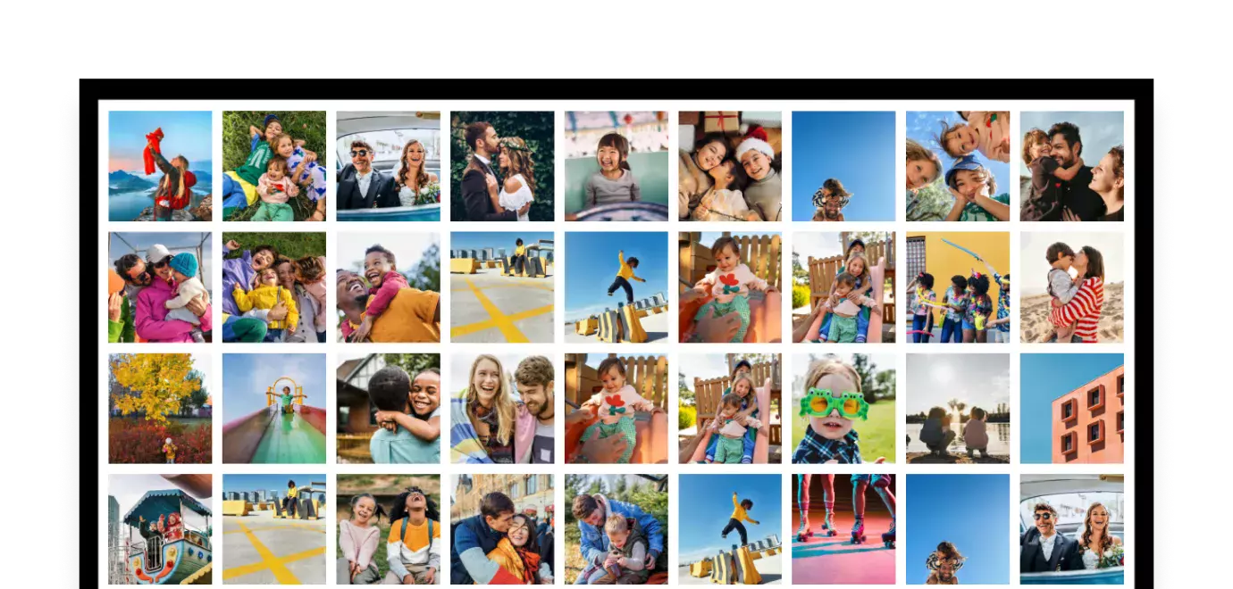Large grid posters