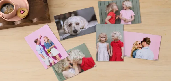 Valentine's Day photo prints.