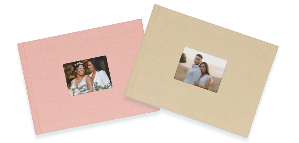 Pink + sand linen covers 