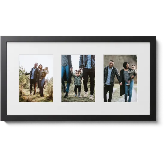 Multiphoto framed matted print