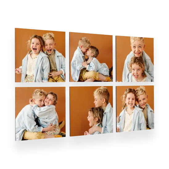 Photo Tile Gallery, Set of 6, 8x8