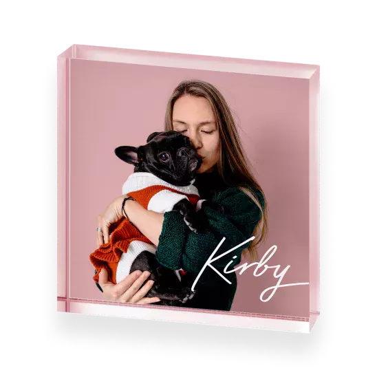 Acrylic photo block