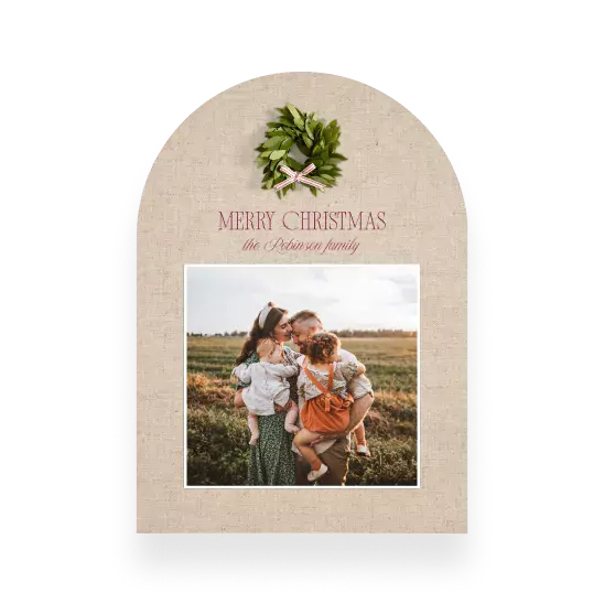 Rustic Bow Wreath