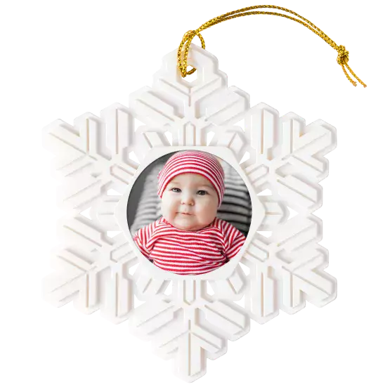 Snowflake ornament