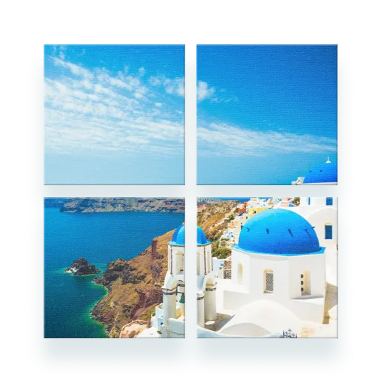 Split canvas prints