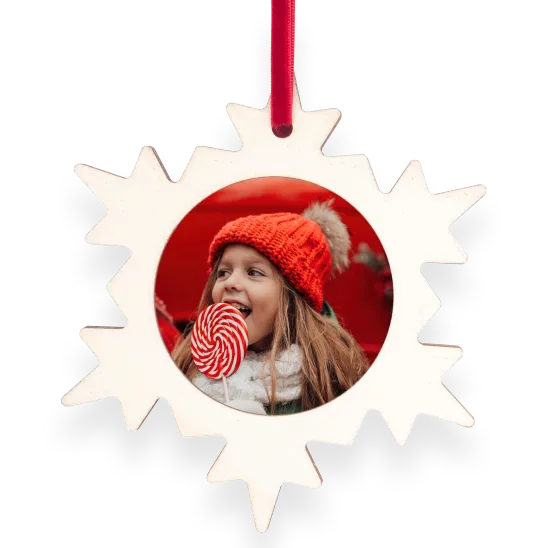 Snowflake ornament