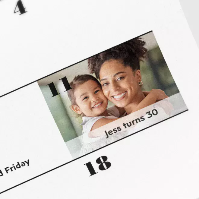 Customise your dates