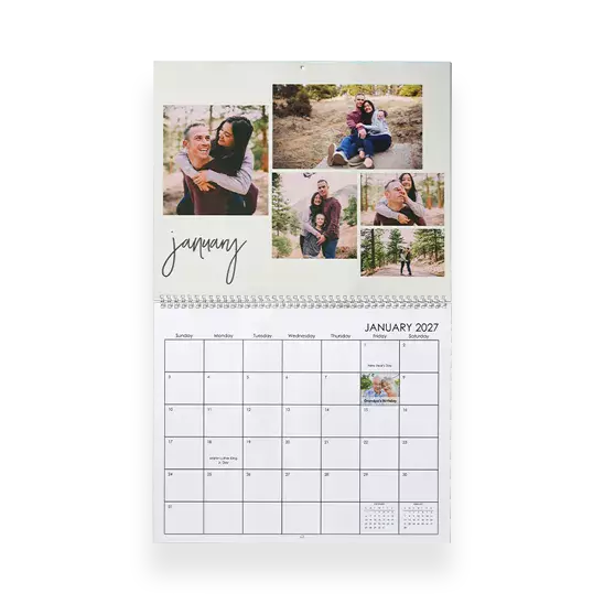 8.5x11 wall calendar