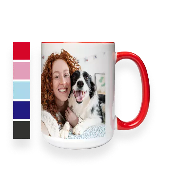 Color accent mugs